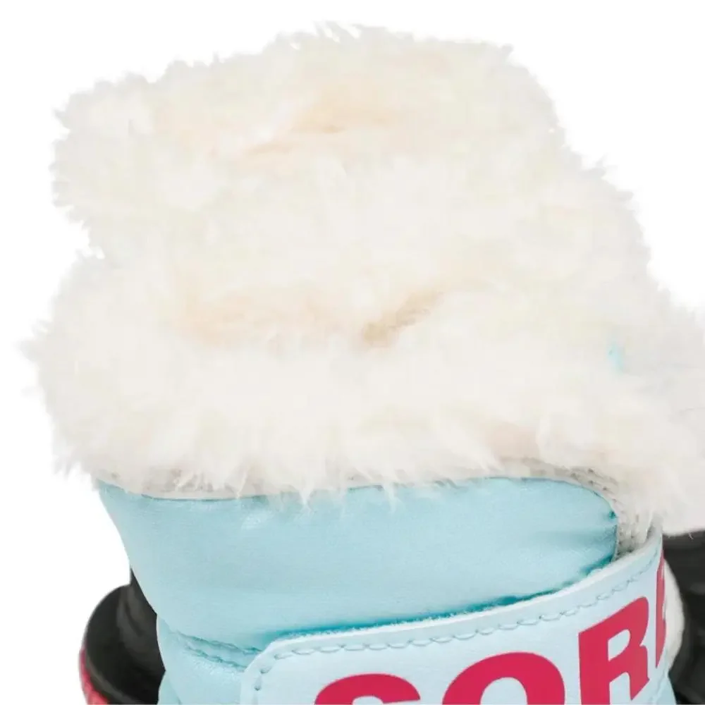 Sorel Snow Commander 1869562-428 Toddler 4 Blue Fleece Lined Winter Boot ZAP2533
